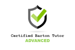 certified barton tutor advanced level badge sheild
