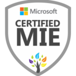 Microsoft certified MIE badge