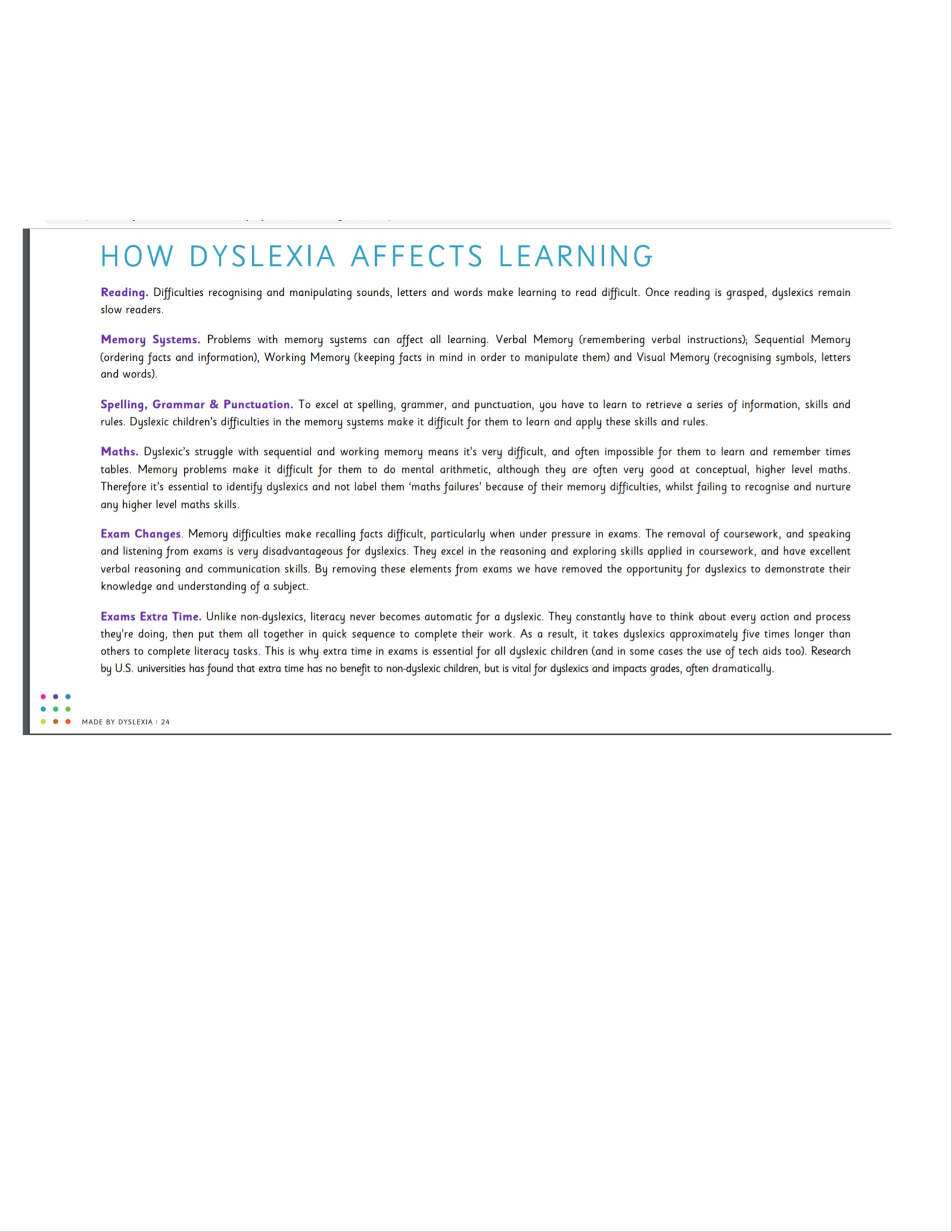 Dyslexia and Learning in NJ